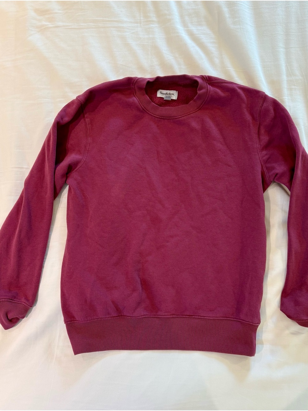 Goodfellow & Co Men's Crewneck Sweatshirt - Burgundy